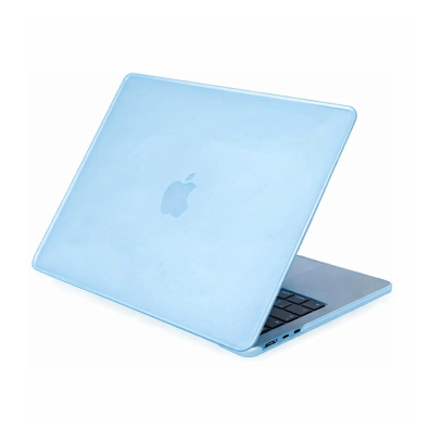 Чехол для MacBook Air 15" 2023 Gurdini Ultra Slim Case  Transparent Sand Sky Blue, голубой