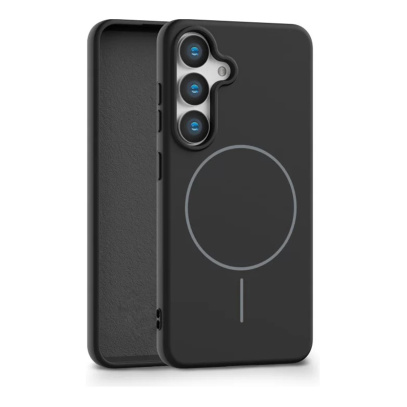 Чехол для Samsung S25 с MagSafe Beats Case Чёрный