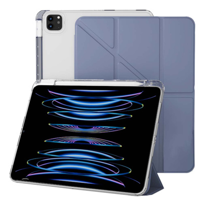 Чехол книжка для iPad Air M1/M2/M3 10,9"/Pro 11  Gurdini Origami Case Лавандовый