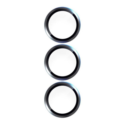 Защитное стекло для Galaxy S25, BlueO Camera lens Armor metal 3 шт. Черное