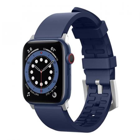 Ремешок Elago для Apple Watch 42/44/45 мм Sport Rubber strap (EAW-BAND-44JIN) Синий