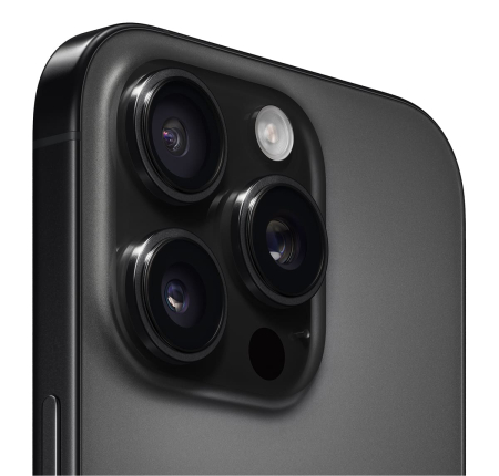 Apple iPhone 16 Pro 128Gb eSIM Black Titanium, титановый чёрный