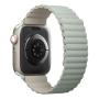 Ремешок UNIQ для Apple Watch 42/44/45/49 мм Revix reversible Magnetic (45MM-REVSAGBEG) Зеленый/Бежевый