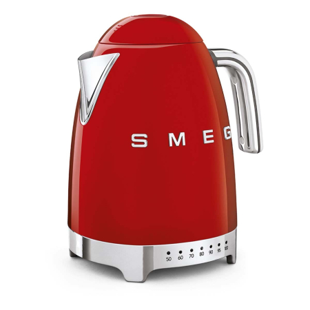 Чайник электрический SMEG 50s Style с регулируемой температурой (KLF04RDEU) Red, красный