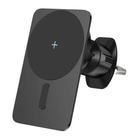 Автомобильный держатель с беспроводной зарядкой WiWU Liberator magnetic wireless charger (Wi-Q001) Черный