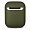 Чехол для Apple AirPods 1/2 Silicone Case Dark Green, темно-зеленый