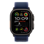 Apple Watch Ultra 2 (2024), 49 мм корпус из титана цвета «Black», ремешок Trail Loop размера M/L цвета «Blue»