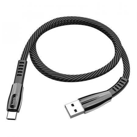 Кабель hoco. USB на Type-C, 1,2 м (U70) Черный