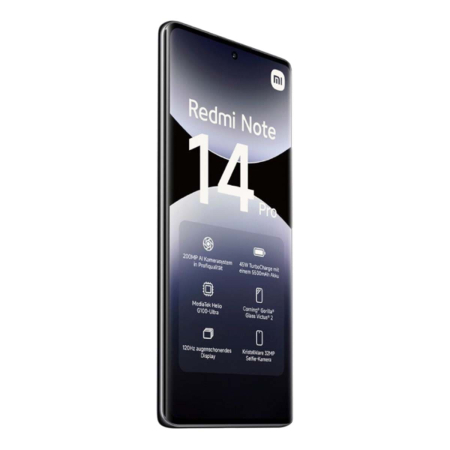 Xiaomi Redmi Note 14 Pro 8/256Gb Midnight Black, чёрный