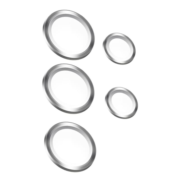 Защитное стекло для камеры Galaxy S24 Ultra BLUEO Camera lens Armor metal 5 шт. (NPB28-S24U-SIL) Серебристый