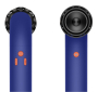 Фен Dyson Supersonic R Pro HD18 (CN/HK) Vinca Blue/Topaz Orange, синий/оранжевый