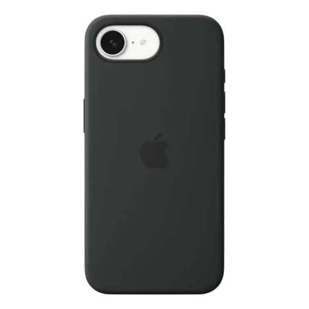 Чехол для iPhone 17e/16e Silicone Case Black, чёрный