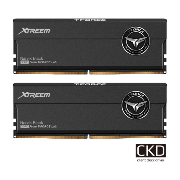 Оперативная память TEAMGROUP T Force Xtreem (FFXD548G8400HC42BDC CU01) DDR5 48GB 8400MHz CL42 CUDIMM 2x24GB RGB Black