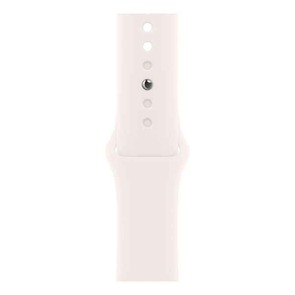 Apple Watch Series 10, 42 мм корпус из алюминия цвета «Rose Gold», ремешок Sport Band размера M/L цвета «Light Blush»