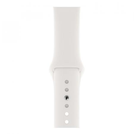 Силиконовый ремешок COTEetCI Silicone Sport Band для Apple Watch 38/40 мм White, белый