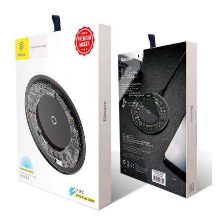 Беспроводное зарядное устройство Baseus Simple Wireless Charger (CCALL-AJK01) Black, черный